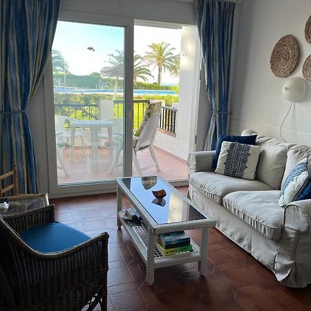 Sea & Pool View Garden Apartment Las Palmeras Nerja Extérieur photo