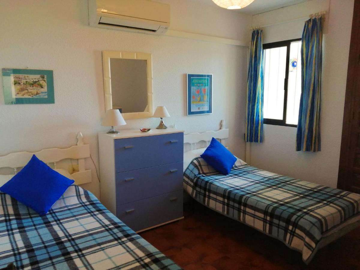 Sea & Pool View Garden Apartment Las Palmeras Nerja Extérieur photo